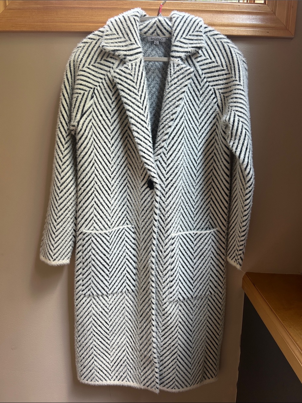 Baciano Chevron Long Coat